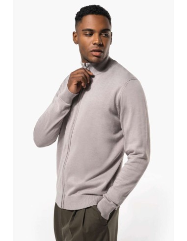 KAR-K961-MEN'S FULL ZIP CARDIGAN
